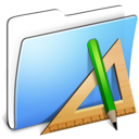 Aqua Smooth Folder Applications icon